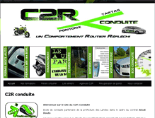Tablet Screenshot of c2r-conduite.com